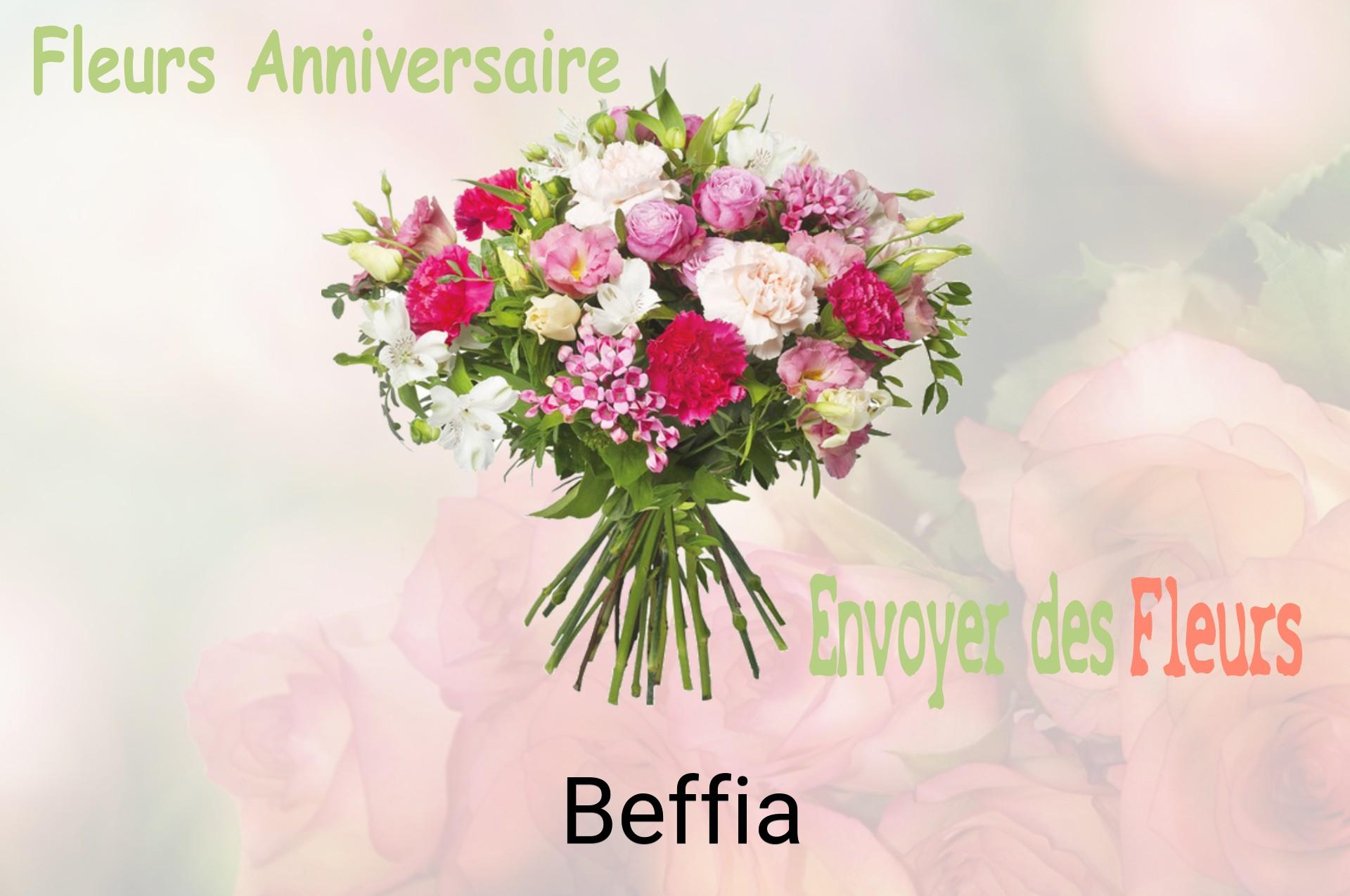 Bouquet de fleurs d’anniversaire livré à Beffia